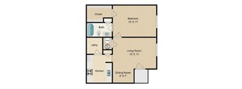 a floor plan of a small home