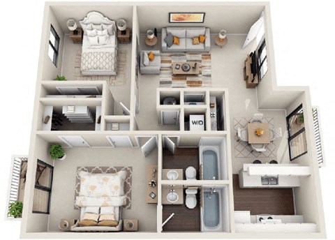 a floor plan of the acadia