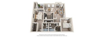 a floor plan of the villas at oak crest in chattanooga, tn
