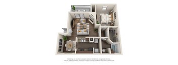 a floor plan is shown in this image