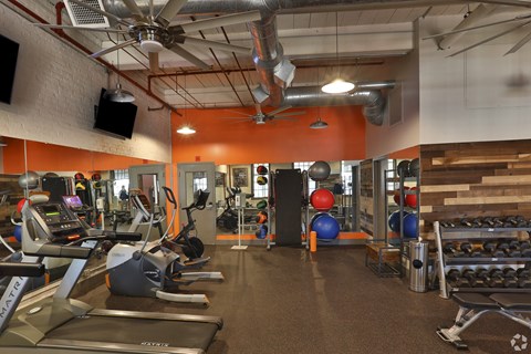 Fitness center with all the equipment needed for a great workout.