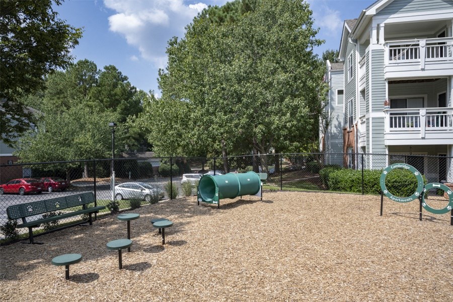 our apartments have a playground and a picnic table