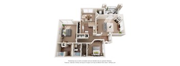 a drawing of a 1 bedroom floor plan with a kitchen and living room
