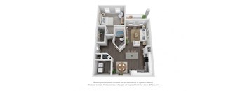 a 1 bedroom floor plan  villas at spring creek