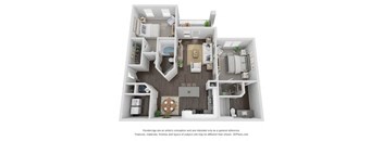 the outlook floor plan  1 bedroom  1190 sq ft