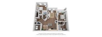 a 1 bedroom floor plan  summit  503 sq ft
