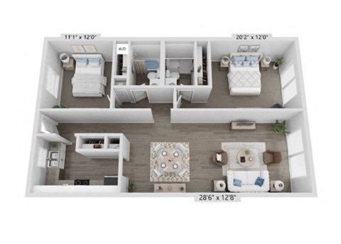 a 2400 sq ft floor plan  studio