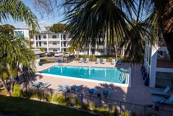a view of the pool at protea hotel