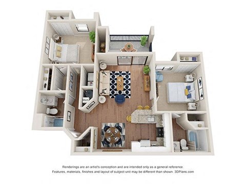 a floor plan of a house with a living room and a bedroom