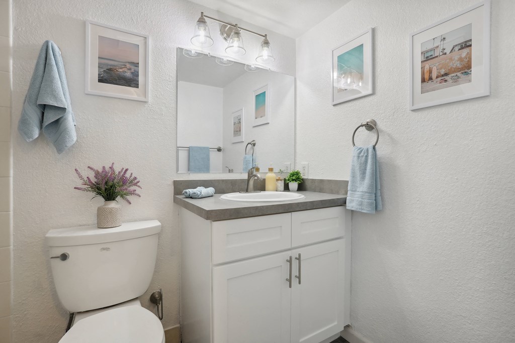 a small bathroom with a toilet and a sink