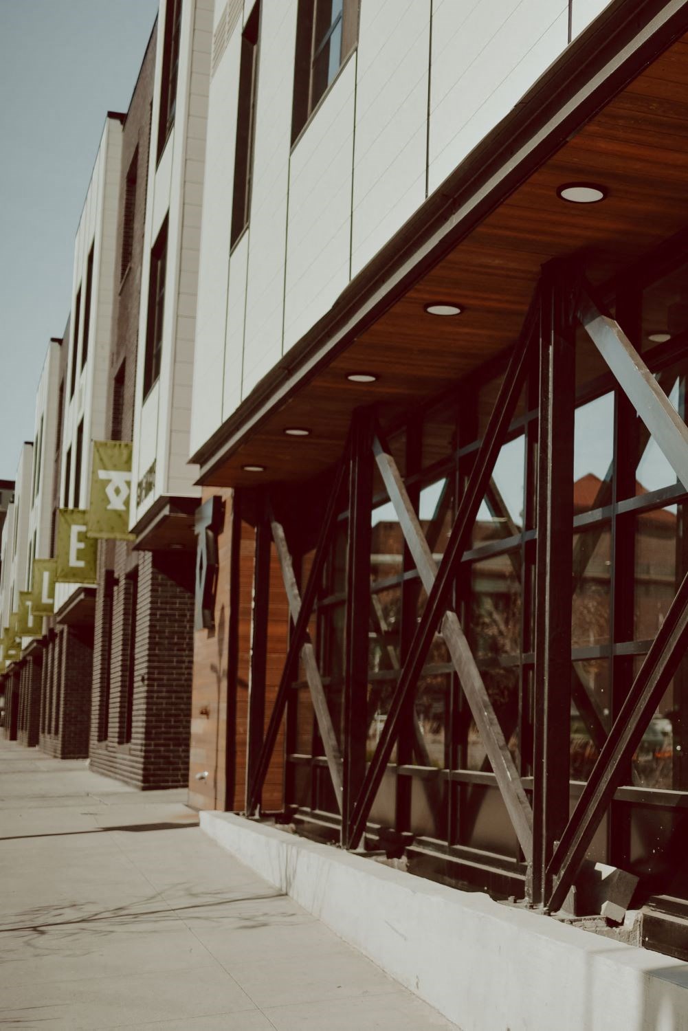 the building where the apartment is located