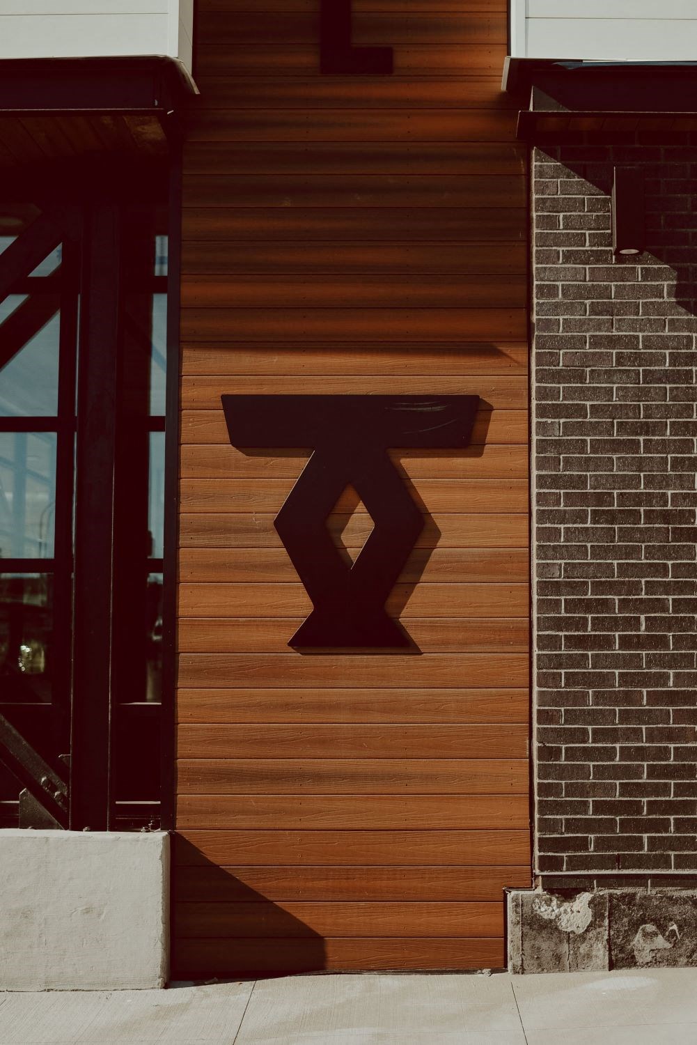 a building with the Trestle logo on the front of it