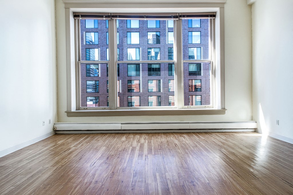 Denver Building Housing Large Living Room Windows