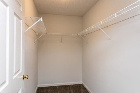 $1375 unit walk-in closet