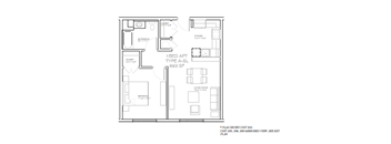 the floor plan of the third level of the home