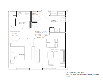 the floor plan of the third level of the home