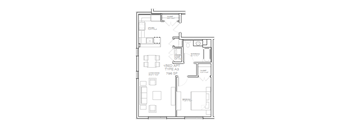 the floor plan of the second level of the house