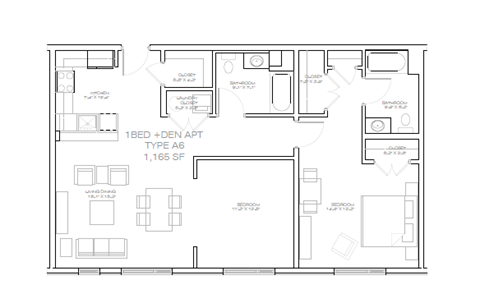 a floor plan of a house for rent