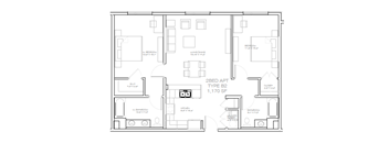 the floor plan of the second floor