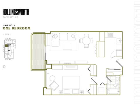 70 W 37th Street Studio-2 Beds Apartment for Rent - Photo Gallery 19