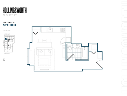 70 W 37th Street Studio-2 Beds Apartment for Rent - Photo Gallery 13