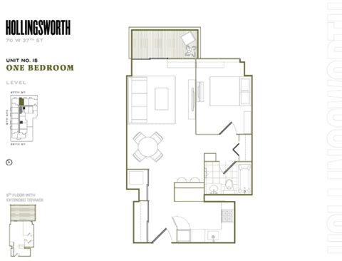 70 W 37th Street Studio-2 Beds Apartment for Rent - Photo Gallery 22