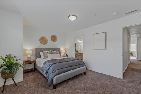 Lush Wall-To-Wall Carpeting In Bedrooms at Thrive at Green Mountain, Camas, Washington