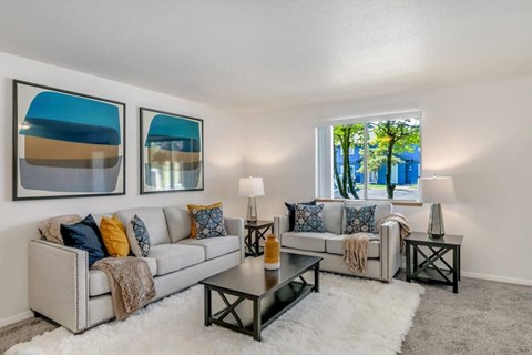 Living Room at Alder Creek Apartments, Vancouver