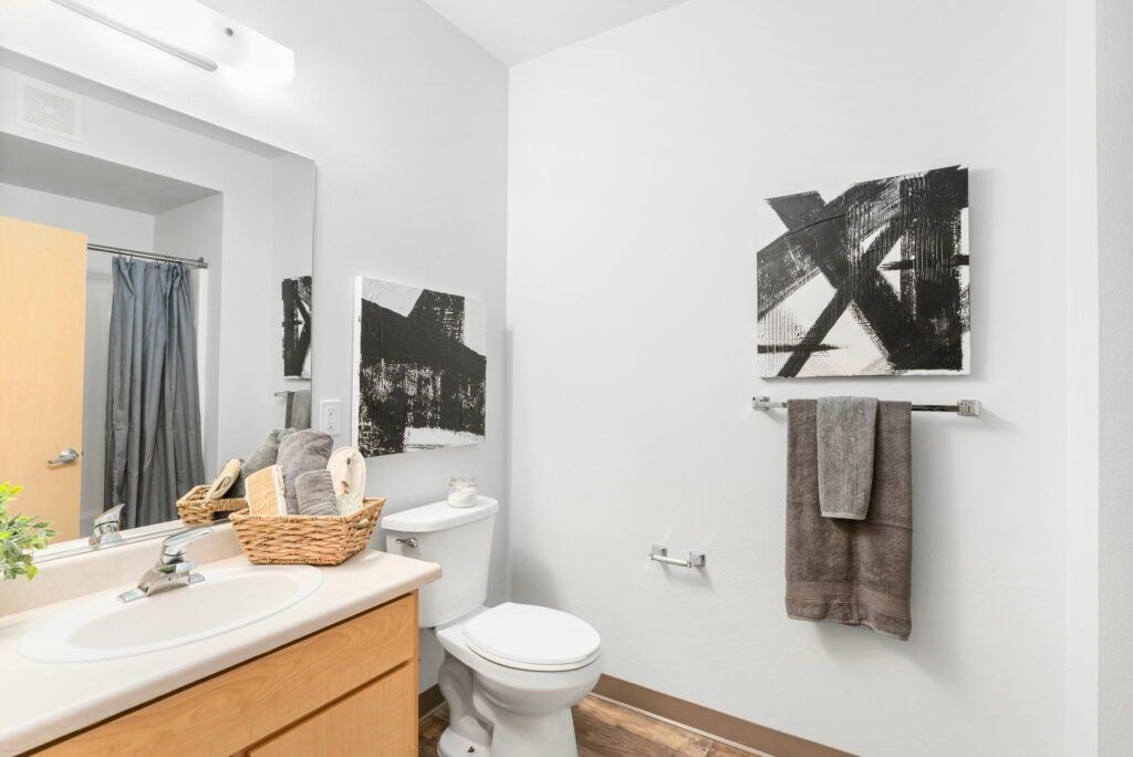 Luxurious Bathroom at Fifth Avenue Place Apartments, Portland, OR 97209