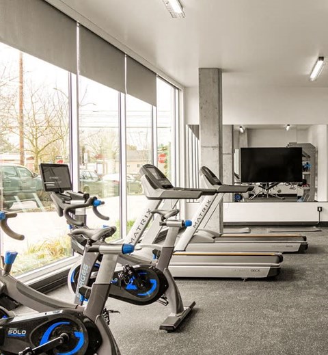 Cardio Machines at Nomad Apartments, Oregon