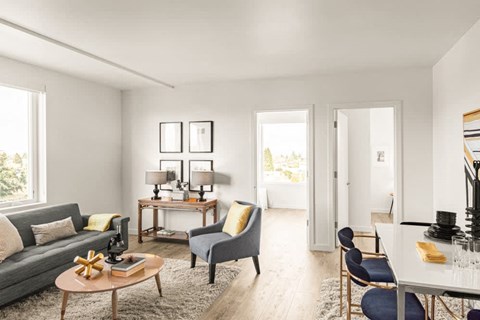 living room areas  at Nomad Apartments, Oregon