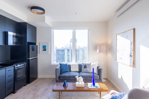 Studio Kitchen at Nomad Apartments, Oregon, 97217