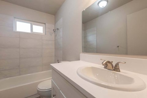 a bathroom with a sink and a toilet