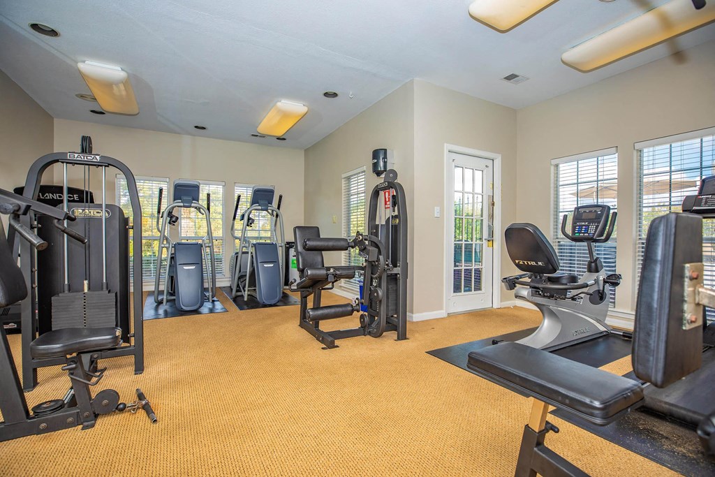 fitness room at Arbors at Windsor Lake, Columbia  