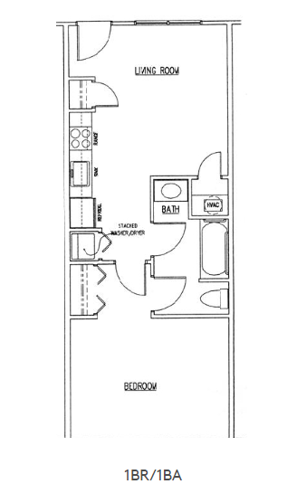 the floor plan for a small apartment