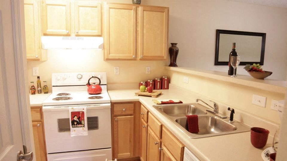 All Electric Kitchen at Cross Creek Apartments, South Carolina, 29906