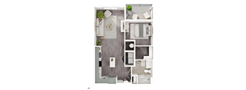 A1 is the label of the floor plan.