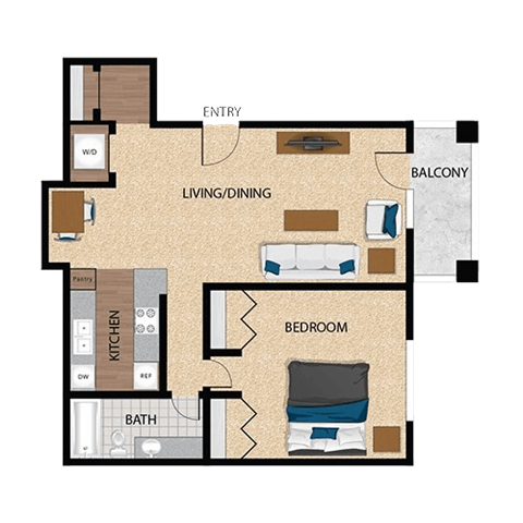 the floor plan of our apartments