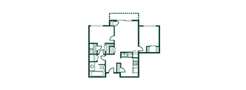 a drawing of a floor plan of a house
