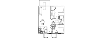 2 bed 2 bath at English Oaks Apartments, Fredericksburg, 22406