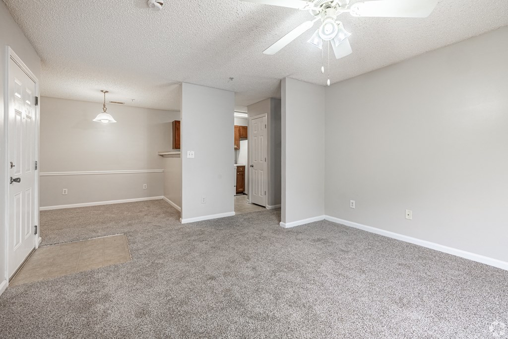 Wall to wall carpeting at Cross Creek Apartments, Beaufort, SC, South Carolina