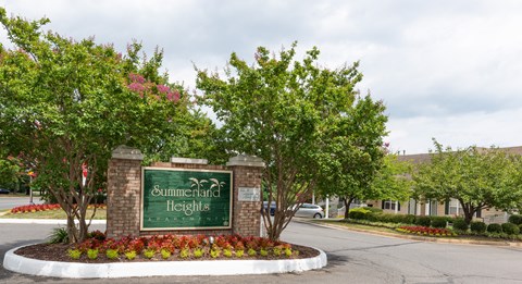 Property Signage at Summerland Heights Apartments, Woodbridge, VA