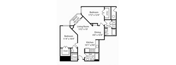 2 Bed 2 Bath Strathmore IV at Gardens of Traville, Rockville, Maryland