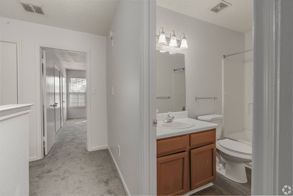 Bathroom With Storage at Greens of Concord, Concord