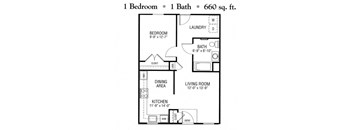 a floor plan of a small house with a bathroom and a living room