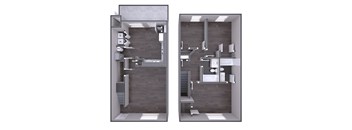 3 Bedroom Floor Plan at Jamestown Pointe Apartments, Greenville