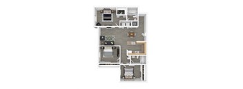 bedroom floor plan an in 2d