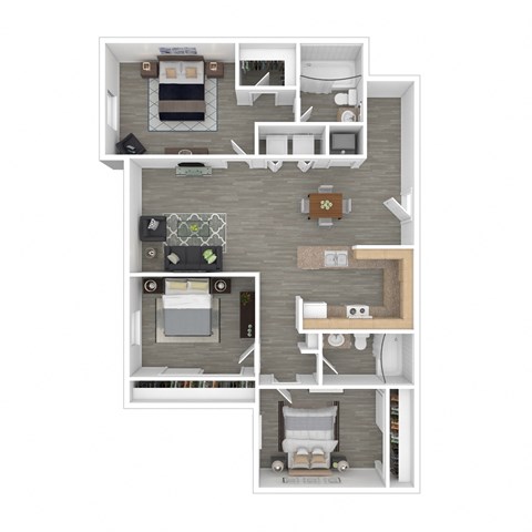 bedroom floor plan an in 2d