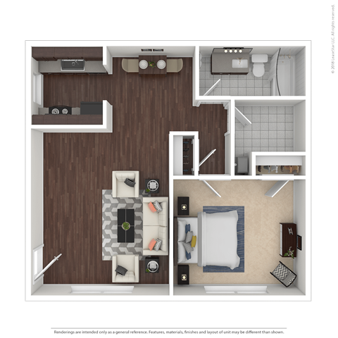 Magnolia Floor Plan at Brandywine Townhomes, Goose Creek  