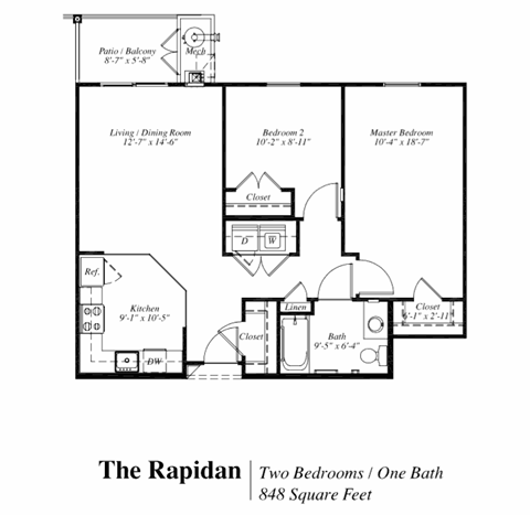Rapidan Floor Plan at The Gardens of Stafford, Virginia  